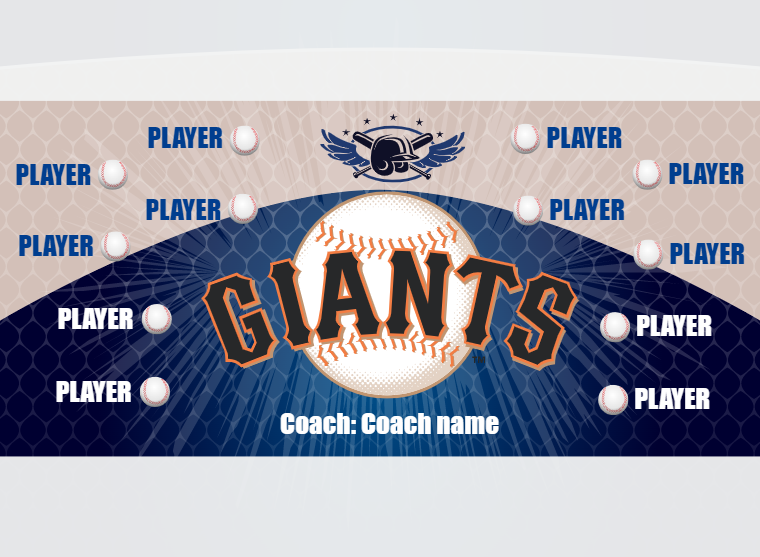 Giants 1 Baseball Banner-free-baseball-birthday-banner-images