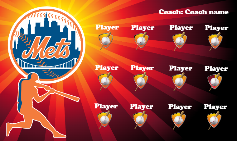 Mets 3 Softball Banner-airbrushed-softball-banners-picture