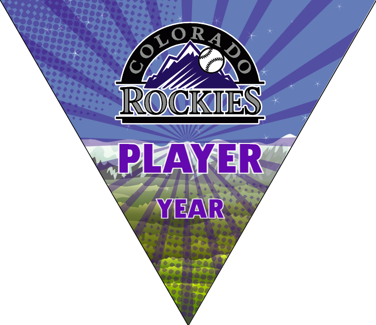 Colorado Rockies 2 Baseball Banner-baseball-banner-vector-images