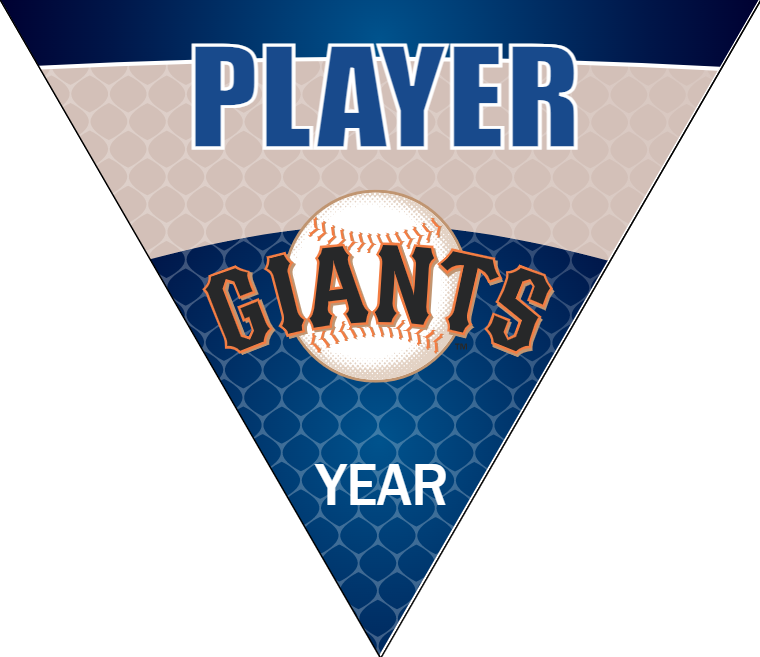 Giants 1 Baseball Banner