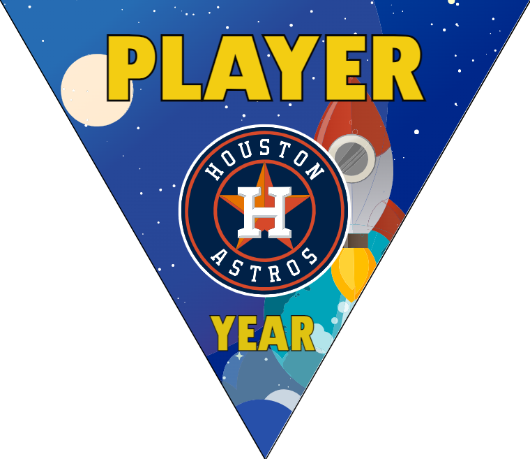 Houston Astros 2 Baseball Banner-baseball-themed-birthday-banner-images