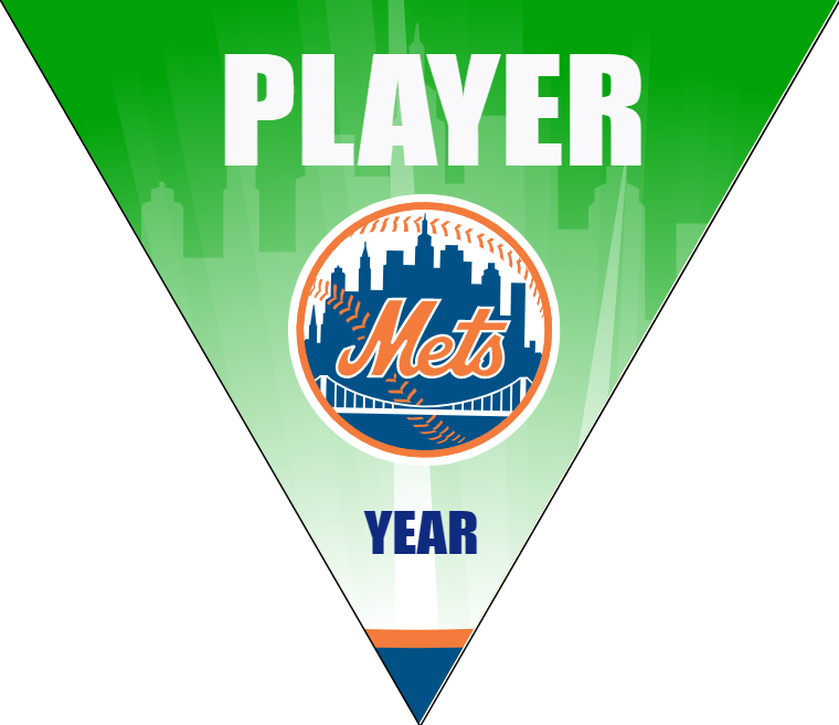 Mets 3 Baseball Banner-baseball-card-banner-images