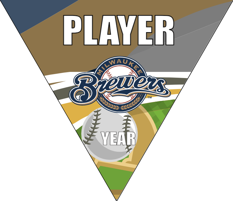 Milwaukee Brewers Baseball Banner-baseball-dugout-banner-images