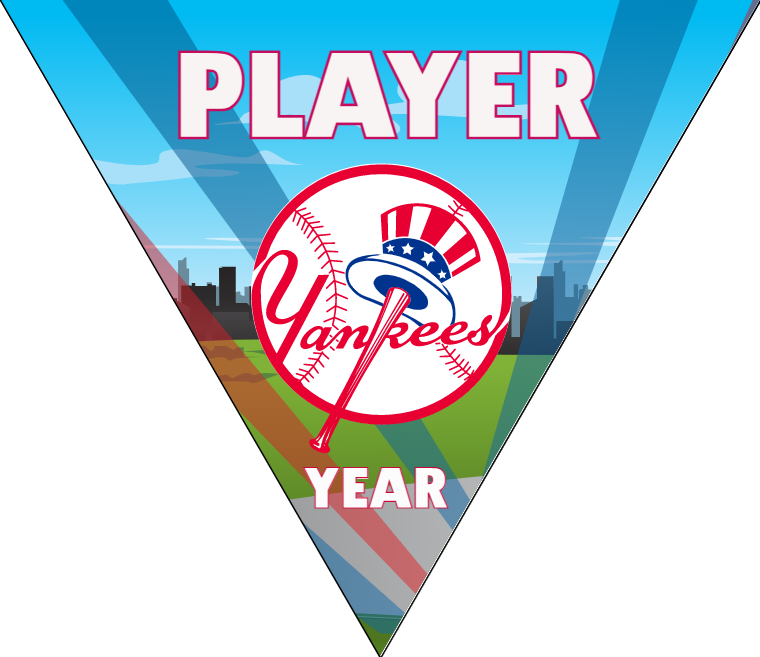 New York Yankees 3 Baseball Banner-etsy-baseball-banner-images