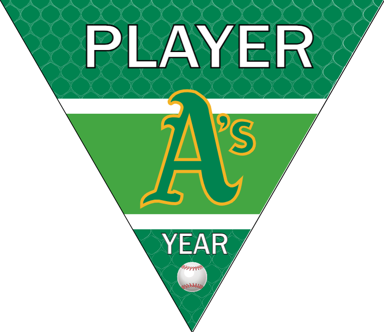 Oakland 3 Baseball Banner-airbrushed-baseball-banners-images