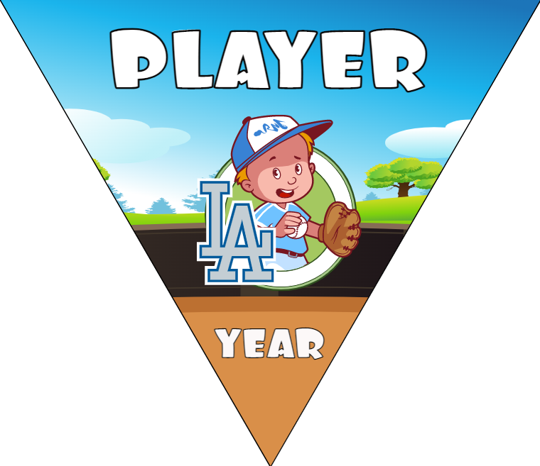 Dodgers Baseball Banner-baseball-banner-vector-art-images