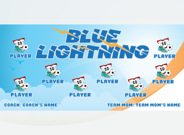 Blue Lightning Soccer Banner-soccer-banner-gallery.com-picture