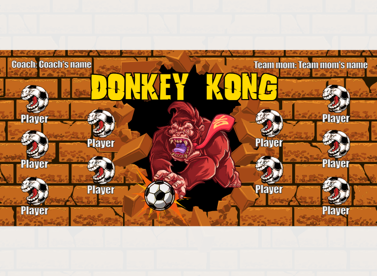 Donkey Kong Soccer Banner-soccer-banner-templates-picture