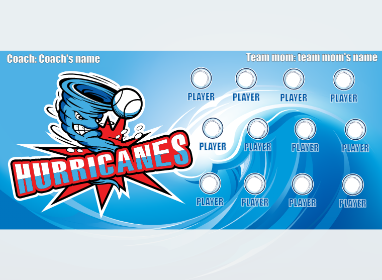 Hurricanes-blue-red-pole-softball-banners-with-pictures-picture