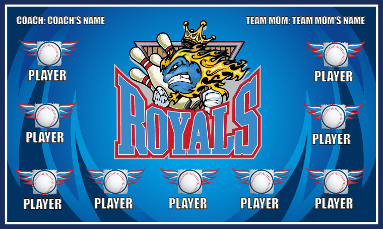 Royals Softball Banner